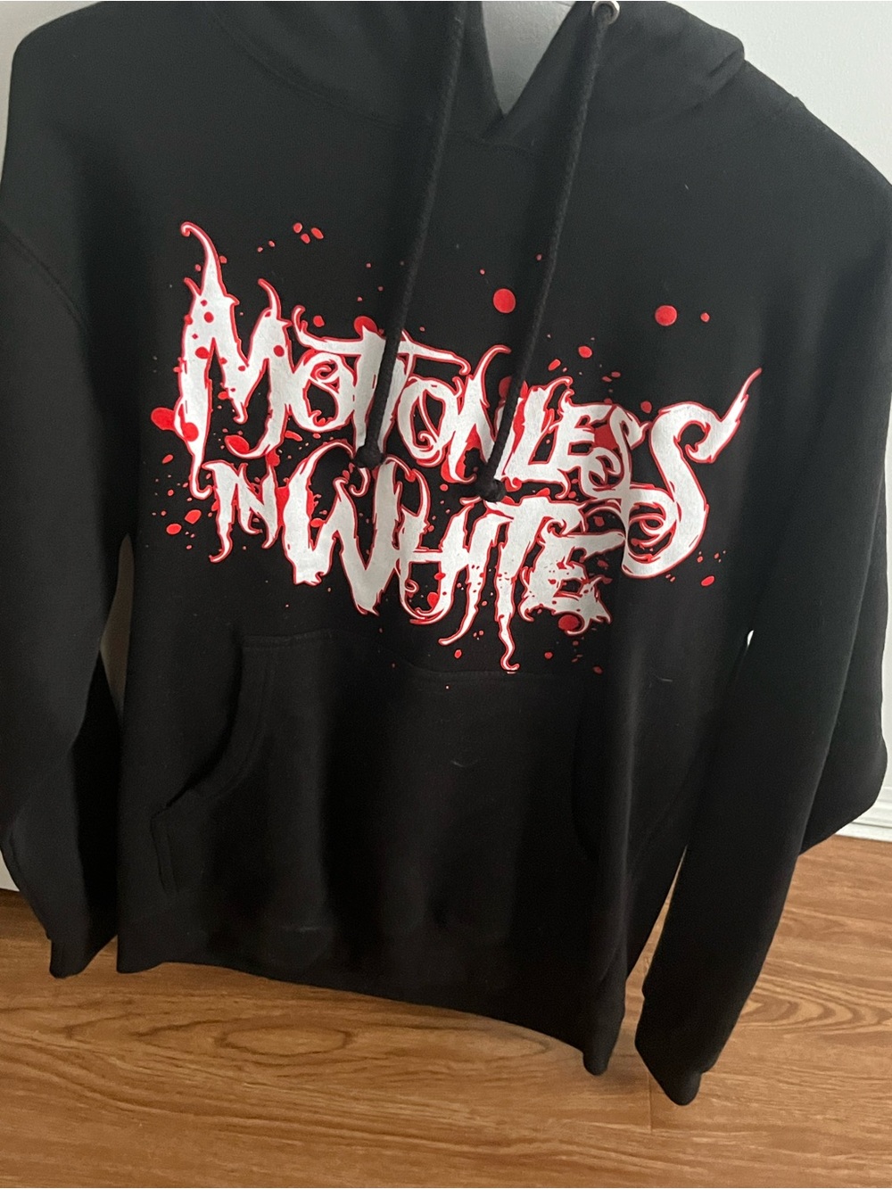 Motionless in white soft hoodie